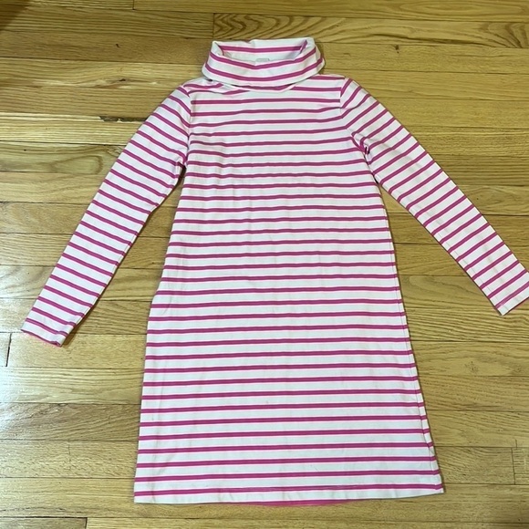 Crewcuts striped turtleneck dress size 10 - Picture 2 of 5
